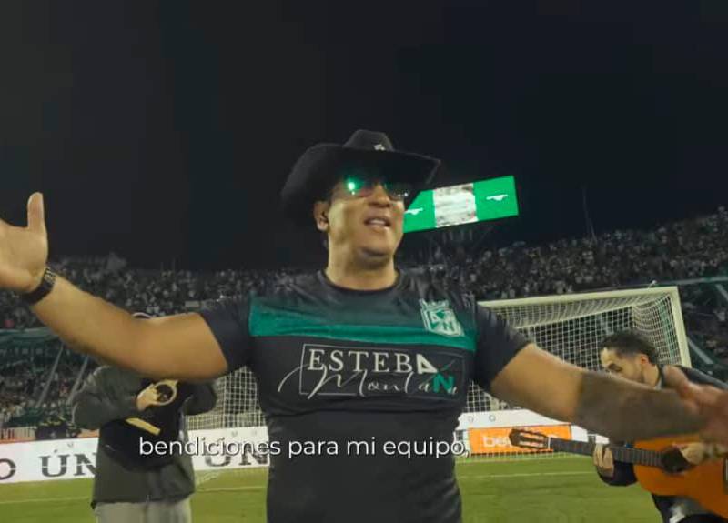 Esta es una imagen del video lanzado este 12 de marzo, en el que se muestra al cantante Esteban Montana interpretando “El 12”. FOTO PANTALLAZO TOMADO DEL VIDEO OFICIAL