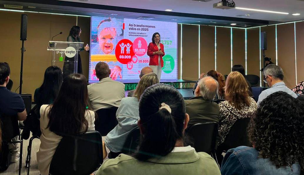 La nutrición en la primera infancia sigue siendo el eje central de la Fundación Éxito. FOTO: EL COLOMBIANO
