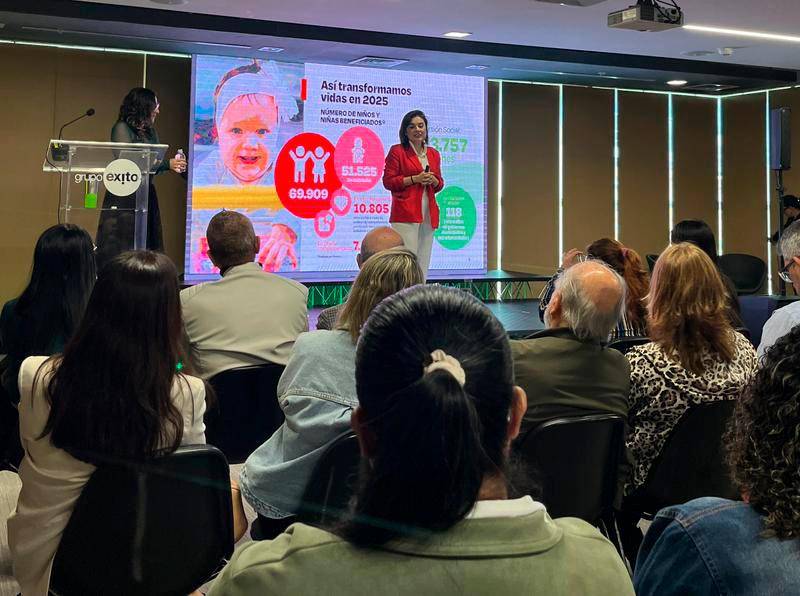 La nutrición en la primera infancia sigue siendo el eje central de la Fundación Éxito. FOTO: EL COLOMBIANO