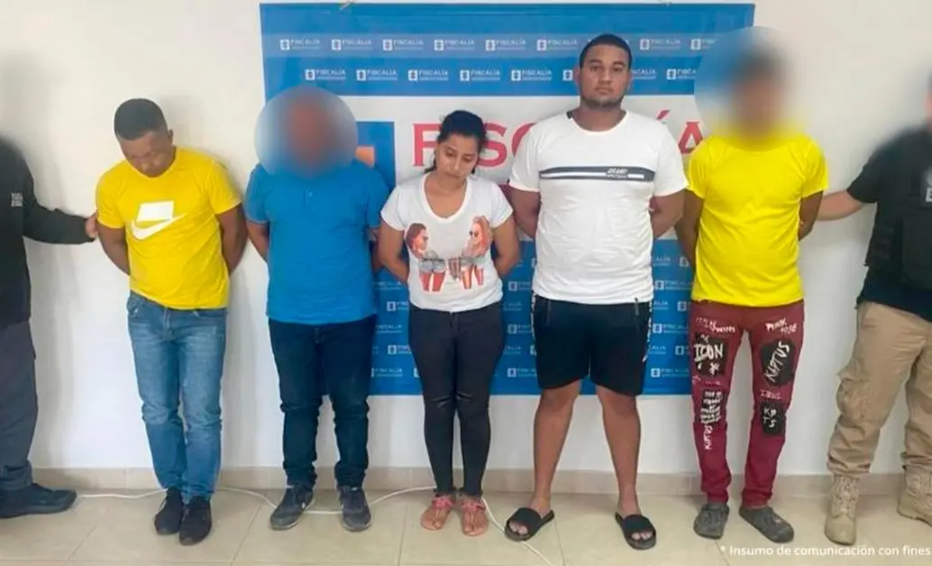 Los tres condenados en segunda instancia por el Tribunal Superior de Valledupar. FOTO: Cortesía Fiscalía