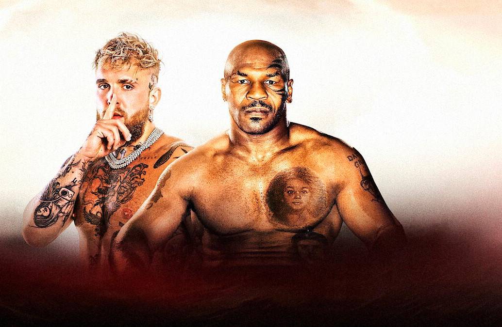 En los próximos días se conocerá la nueva fecha de la pelea entre Jake Paul (27 años) y Mike Tyson (57). FOTO IMAGEN PROMOCIONAL DE NETFLIX