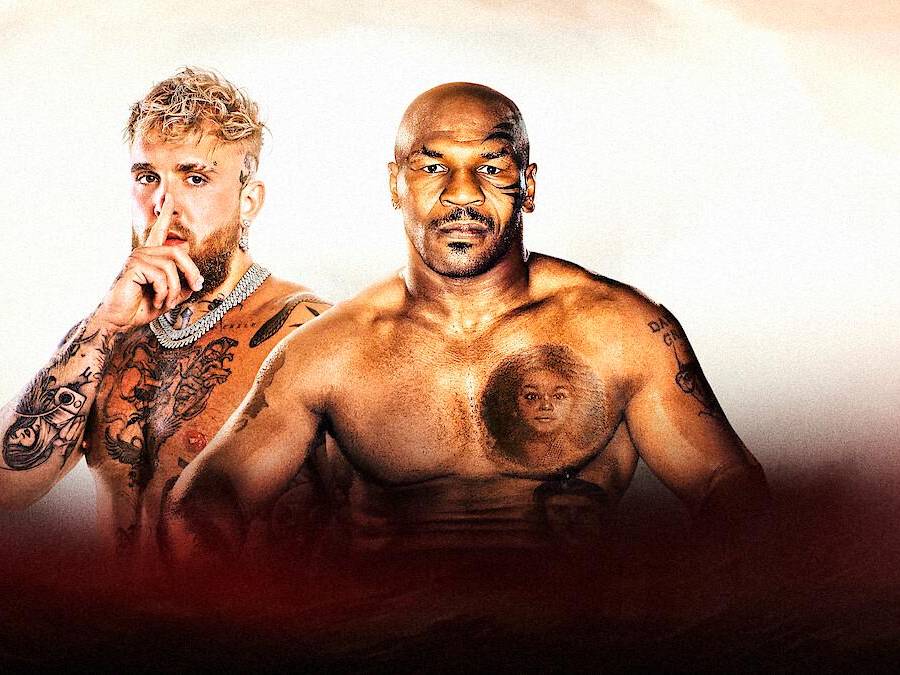 En los próximos días se conocerá la nueva fecha de la pelea entre Jake Paul (27 años) y Mike Tyson (57). FOTO IMAGEN PROMOCIONAL DE NETFLIX