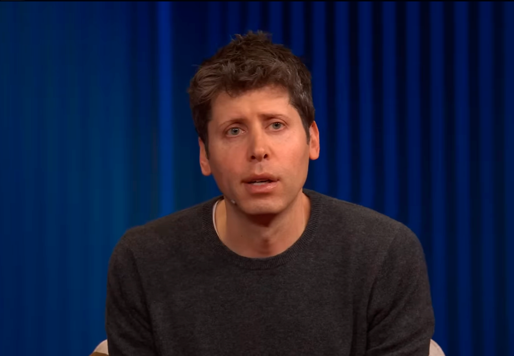 Sam Altman, director ejecutivo de OpenAI, es una de las principales figuras en el desarrllo de la Inteligencia Artificial en el mundo. Foto captura de pantalla. 