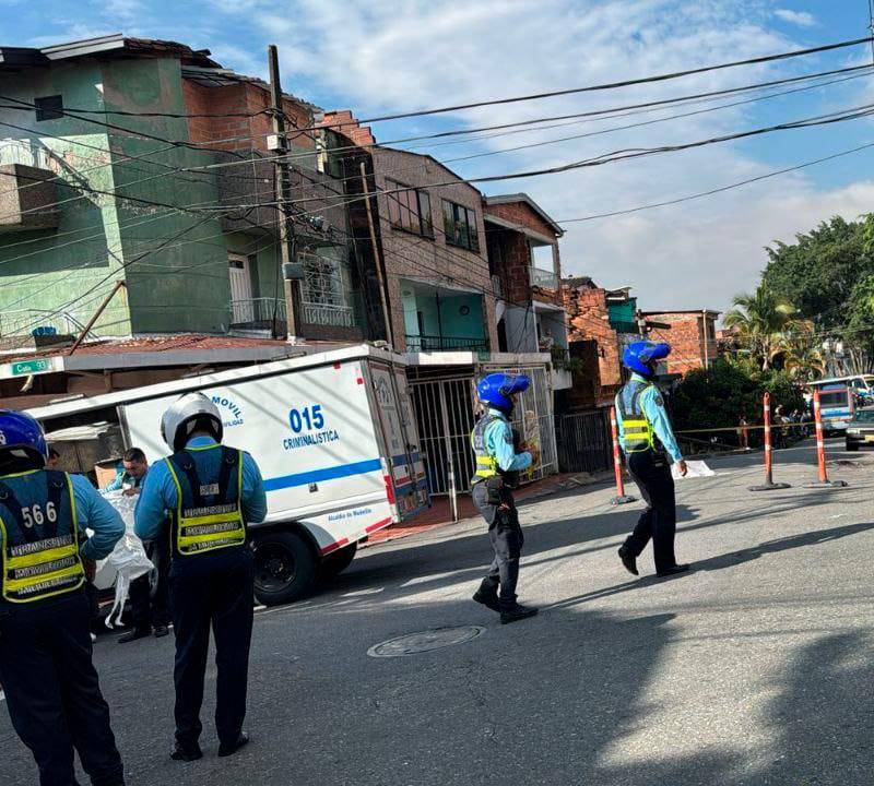En este lugar se registró el atropellamiento que causó la muerte de la mujer de 88 años. FOTO Cortesía Denuncias Antioquia