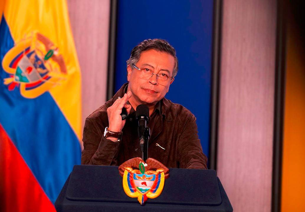 Gustavo Petro, presidente de Colombia. FOTO PRESIDENCIA