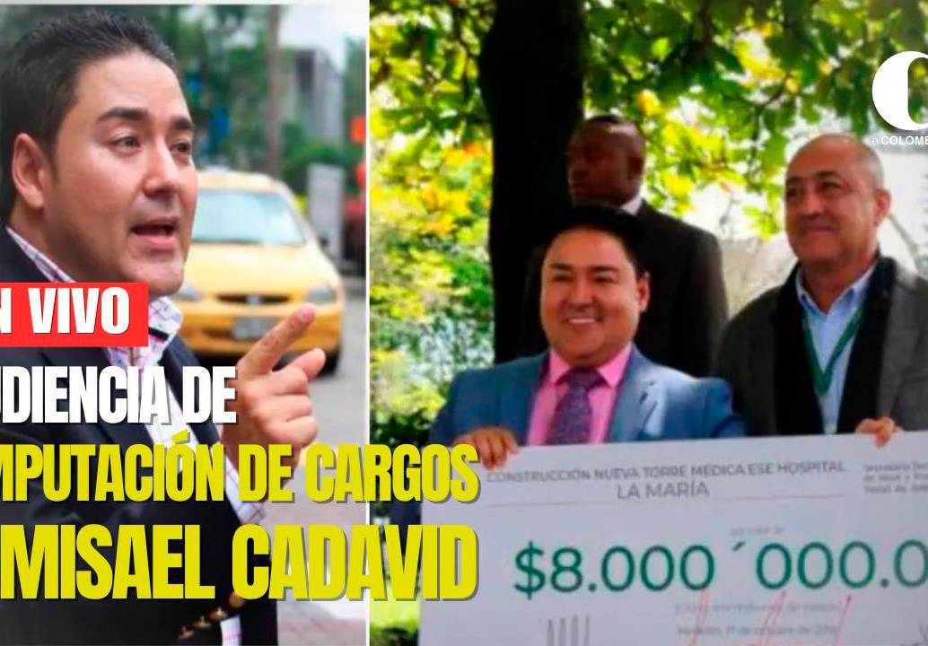 Audiencia de legalización de captura de Misael Cadavid. FOTO: EL COLOMBIANO