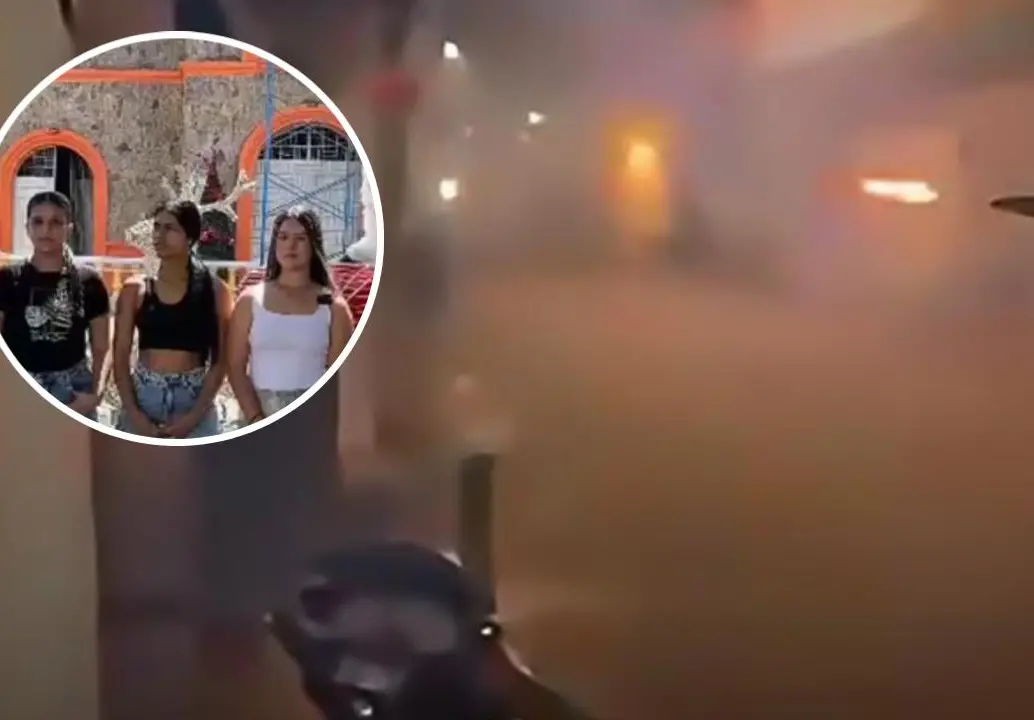 La Policía y la Alcaldía de Remedios compartieron en redes sociales un mensaje junto a las tres mujeres identificadas, para concientizar a los jóvenes sobre los peligros de la pólvora. FOTO: Cortesía Alcaldía de Remedios y redes sociales