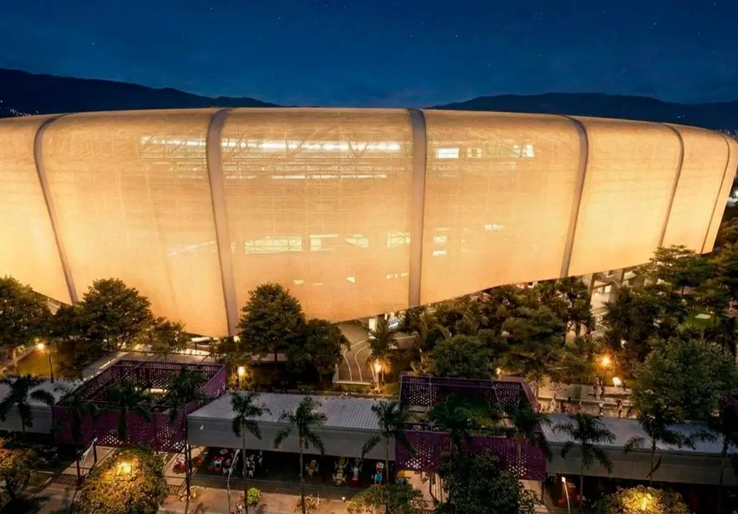 Así se prevé que quede la fachada del nuevo estadio Atanasio Girardot, de acuerdo con los planes de la Alcaldía. FOTO: ALCALDÍA DE MEDELLÍN
