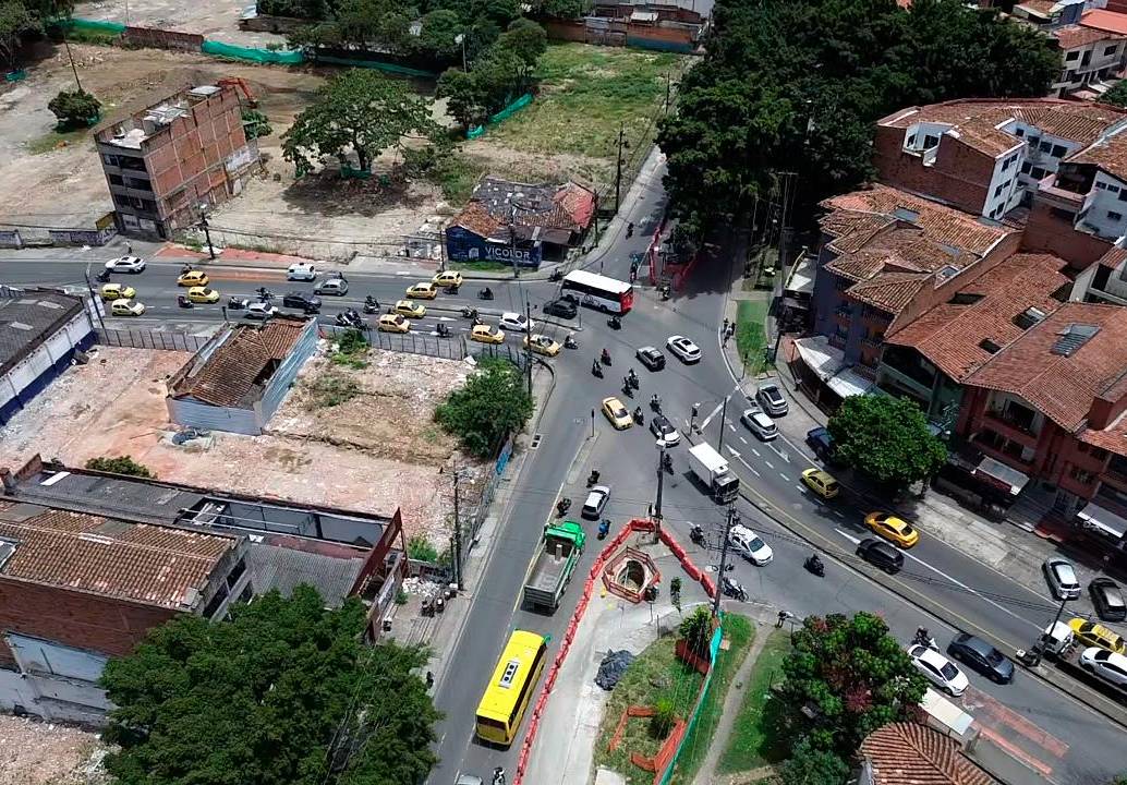 Los intercambios viales en proceso están ubicados en Rinconcito Ecuatoriano, la Avenida 80 con la Carrera 70 y la Avenida 80 con la calle San Juan (44). FOTO: Manuel Saldarriaga