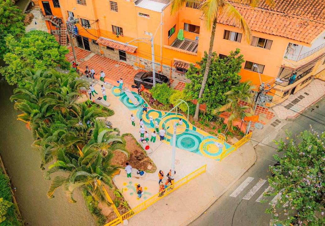 La renovación incluyó nuevos juegos es instalación de zonas blandas, entre otros. FOTOS: ALCALDÍA