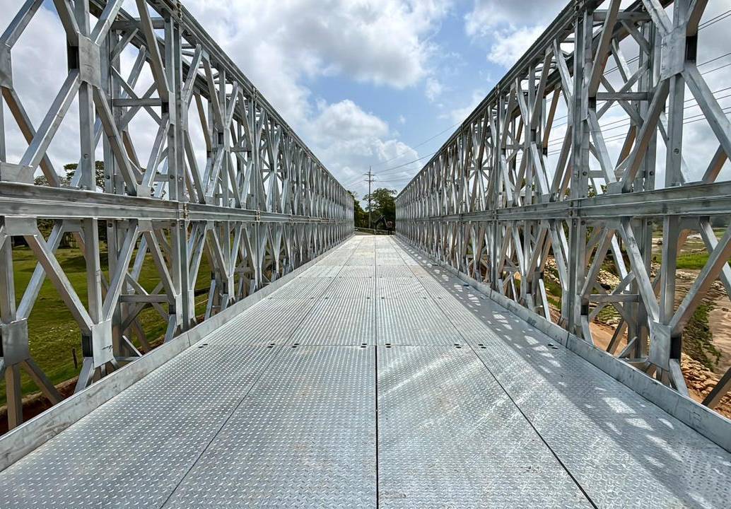 La Gobernación de Antioquia aportó 700 millones para la cimentación, mientras el Invías ejecutó el resto de la obra. Foto: Gobernación de Antioquia.