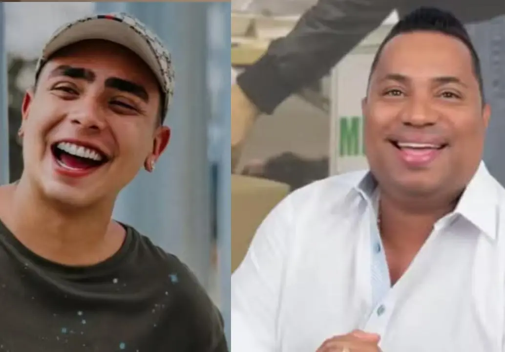 Felipe Saruma y el creador de contenido ‘Pechy Players’. Fotos: redes sociales