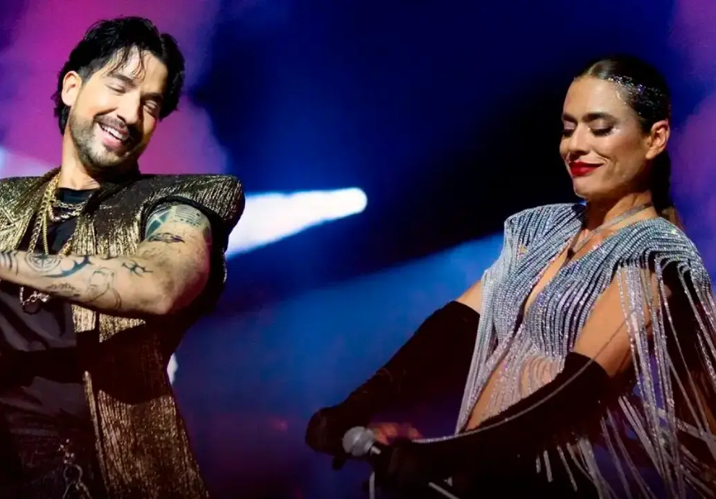 Carlos Torres y Carolina Ramírez conservarán sus personas en <i>La reina del flow 3</i>. FOTO: Caracol Televisión