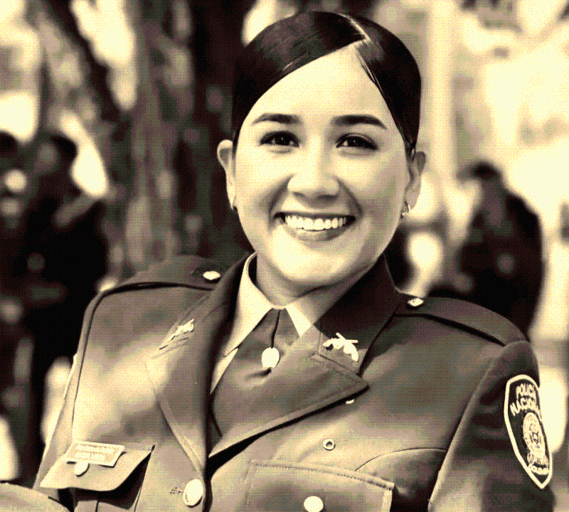 María Alejandra Vieda llevaba apenas cuatro meses en la Policía. FOTO: Cortesía
