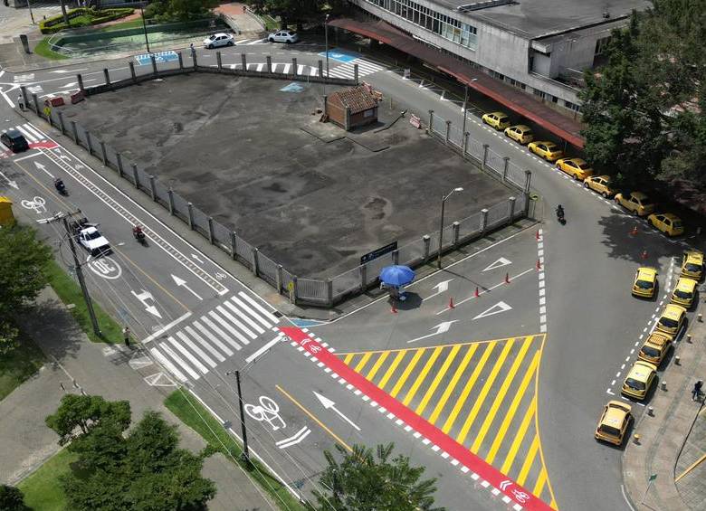 Así quedó el sector tras la intervención hecha por la Secretaría de Movilidad. FOTO: Cortesía