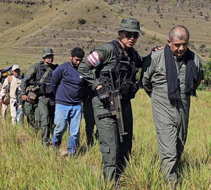 La Fuerza Armada Nacional Bolivariana (FANB) arrestó a un ciudadano colombiano y otro venezolano este 23 de noviembre. FOTO: TELEGRAM