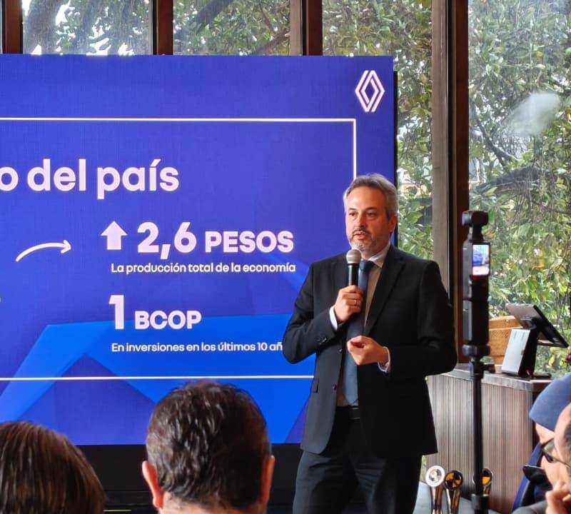 Juan Camilo Vélez, presidente y director general de Renault-Sofasa. FOTO: El Colombiano.