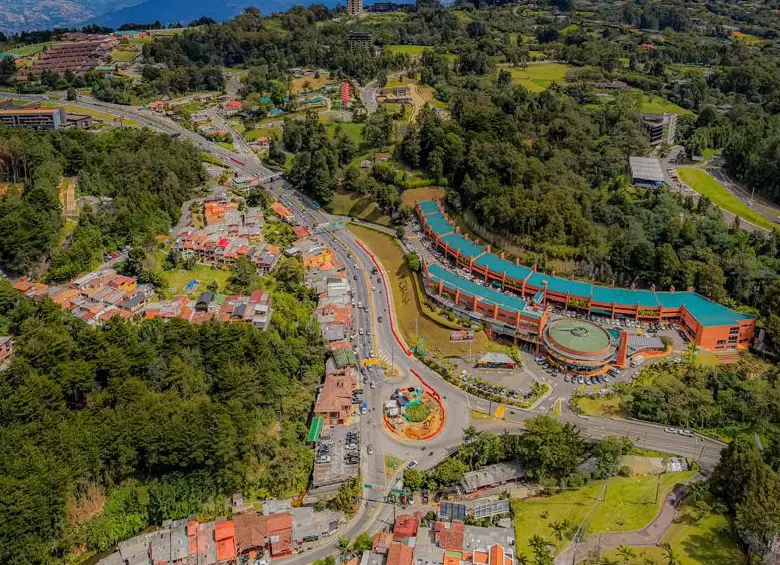 Imagen de referencia del sector del Alto de Las Palmas donde se ubica la glorieta en mención. FOTO: Cortesía.