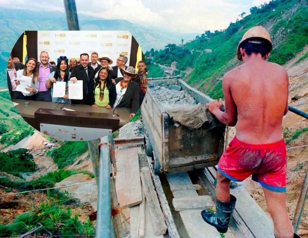Gobierno presentó la nueva ley minera. FOTO EL COLOMBIANO.