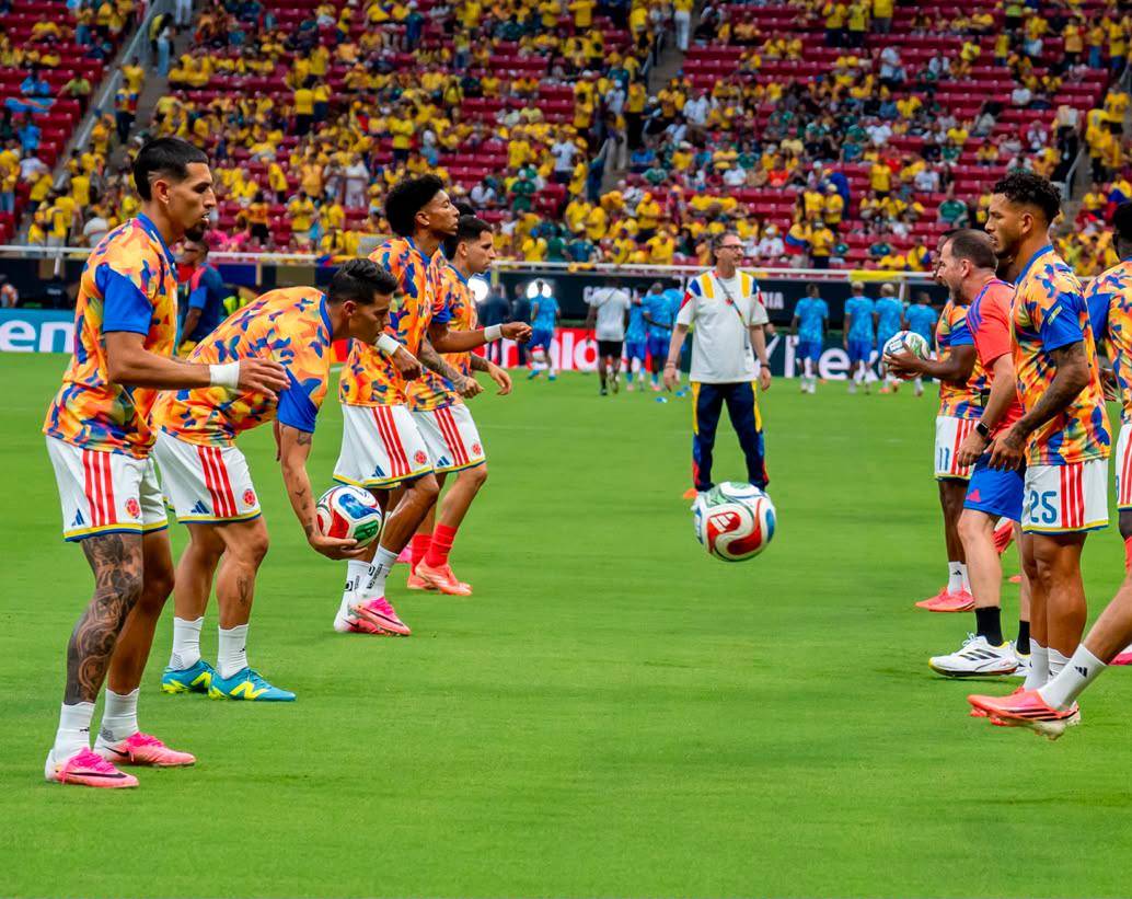 El seleccionado colombiano busca clasificar a 16avos de final del Mundial. Foto: Juan Antonio Sánchez