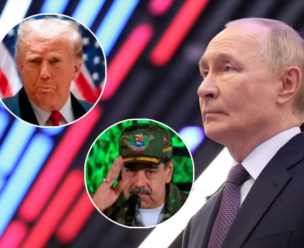 Desde el Kremlin, se pronunciaron ante los enfrentamientos que han tenido ambos mandatarios y el despliegue militar de Estados Unidos en el Caribe. Imagen: AFP y Getty. 
