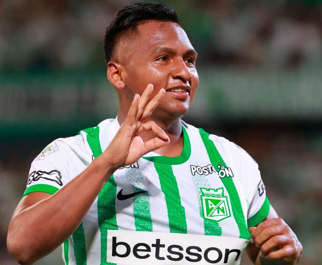 Alfredo Morelos suma 31 goles en 89 presencias con Atlético Nacional. Foto: Manuel Saldarriaga Quintero
