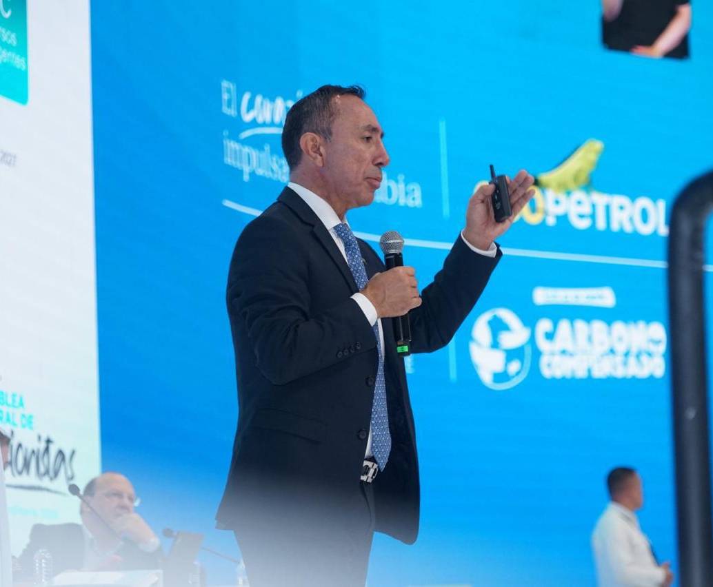 Ricardo Roa, presidente de Ecopetrol, en la asamblea de accionistas 2026. FOTO: Cortesía Ecopetrol.
