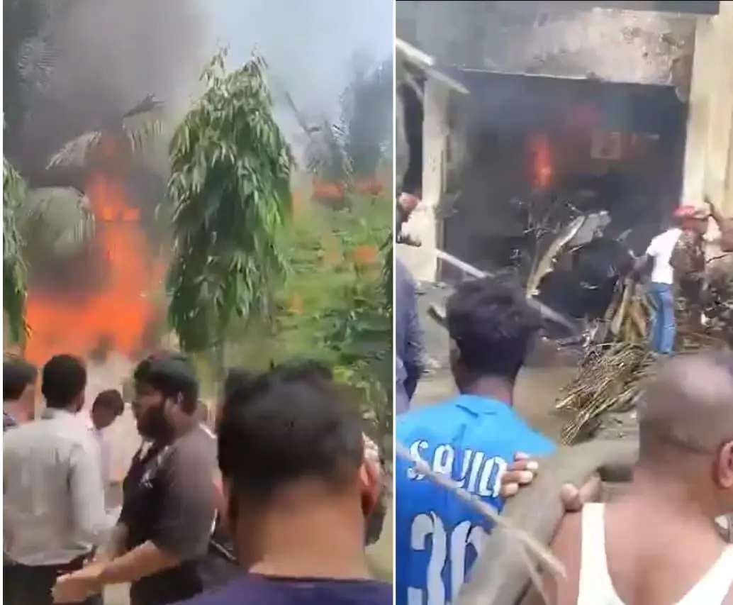 Un accidente aéreo en Bangladesh dejó almenos 19 muertos y más de 100 heridos. El Gobierno declaró tres días de duelo. FOTOS: Capturas de pantalla