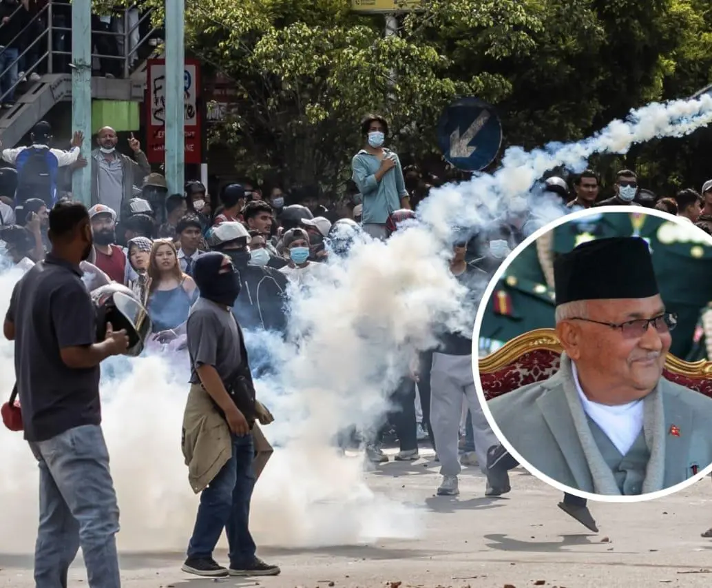 La reciente crisis económica, política y social en Nepal ha desencadenado protestas por parte de los llamados “Generación Z”, las cuales ocasionaron la renuncia del primer ministro de este país. FOTO: AFP
