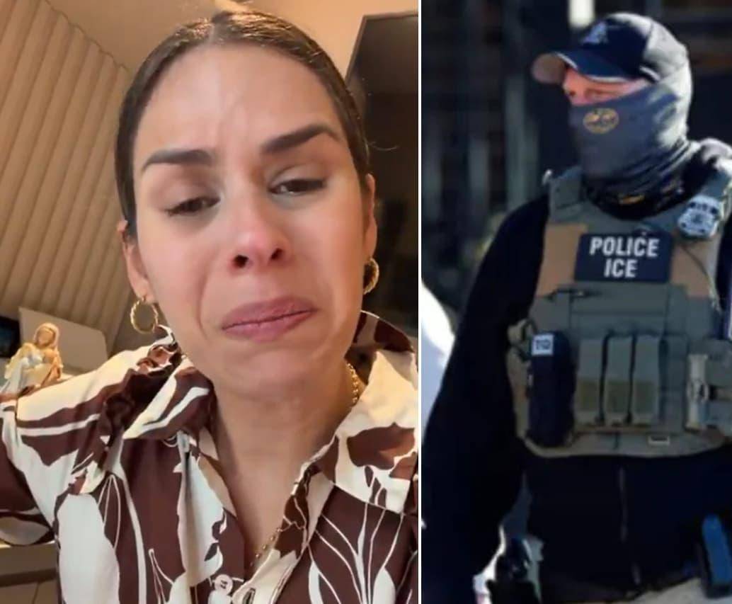 Ángela Vergara pide la liberación de su hijo Rafael en Estados Unidos, detenido por agentes del ICE. FOTOS: Captura de video - GETTY