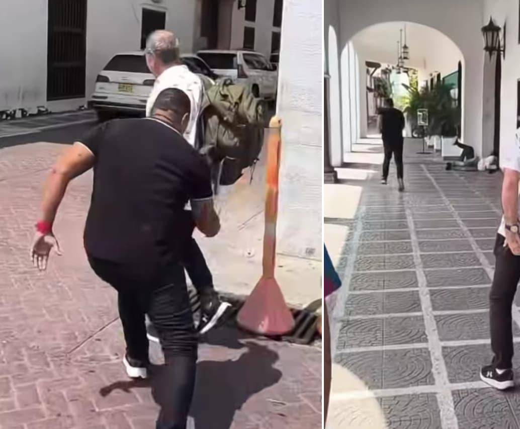 William Dau, exalcalde de Cartagena, fue víctima de presunto acoso sexual en La Heroica. FOTOS: Capturas de video
