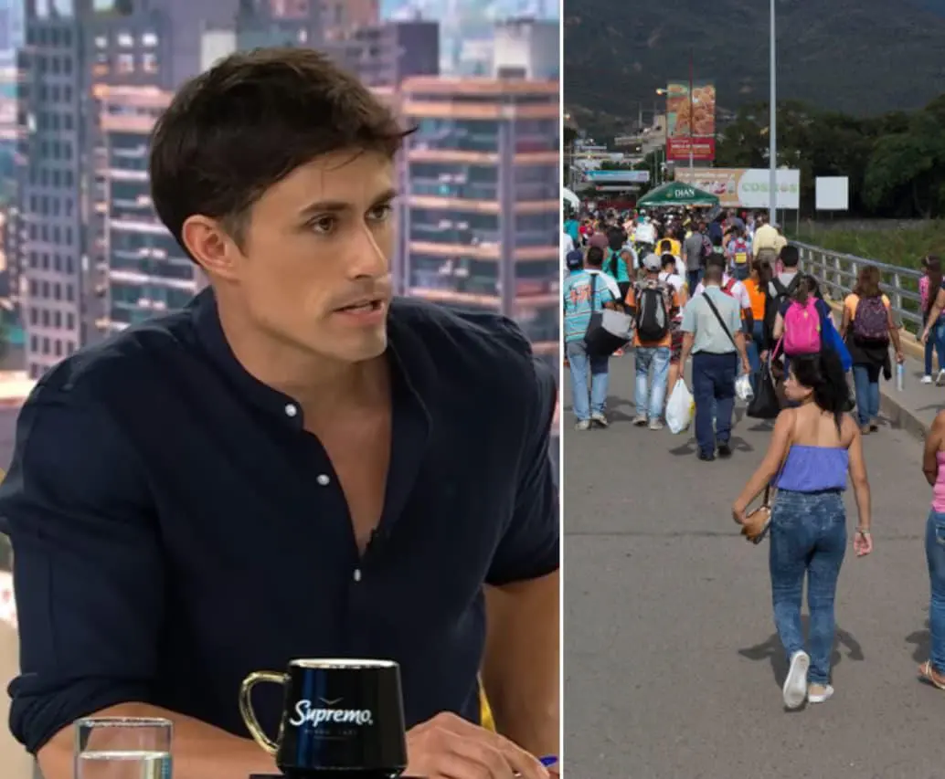 El periodista chileno Roberto Cox y su equipo de prensa fueron retenidos por siete horas en la frontera colombo-venezolana. FOTO: Captura de video y Colprensa 