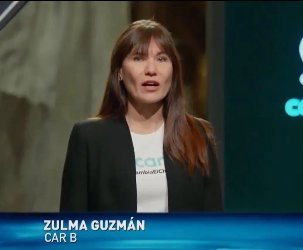 Así fue la participación de Zulma Guzmán en <i>Shark Tank Colombia.</i> FOTO: Captura de video 