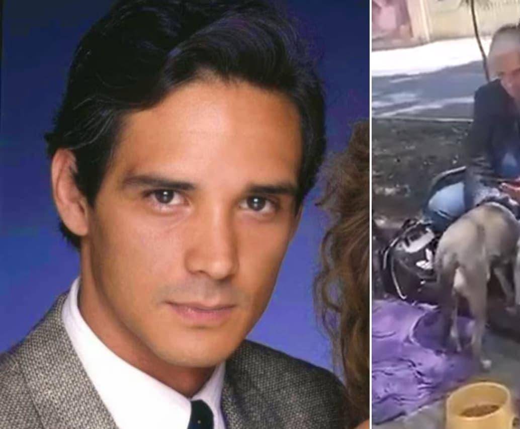 Alejandro Landeros ahora se encuentra en situación de calle después de haber triunfado participando en novelas mexicanas. FOTOS: Capturas de pantalla 