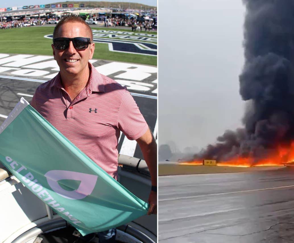 Un avión de negocios que sería de la compañia del expiloto de NASCAR Greg Biffle se estrelló este jueves 18 de diciembre. FOTOS: GETTY - Captura de video 