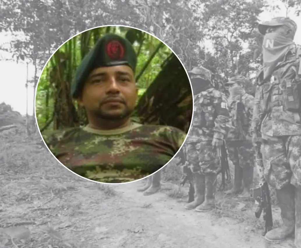 Hernán Chica Palacios, alias Santiago fue abatido en San José del Palmar, departamento del Chocó. FOTO: EJÉRCITO NACIONAL 