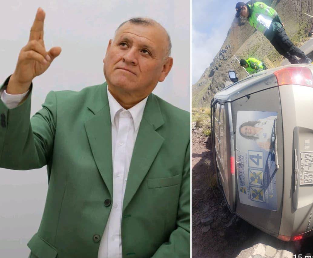 Murió en accidente de tránsito el candidato presidencial peruano Napoleón Becerra García. FOTOS: Tomada de Tiktok @napoleon.becerra - tomada de X 