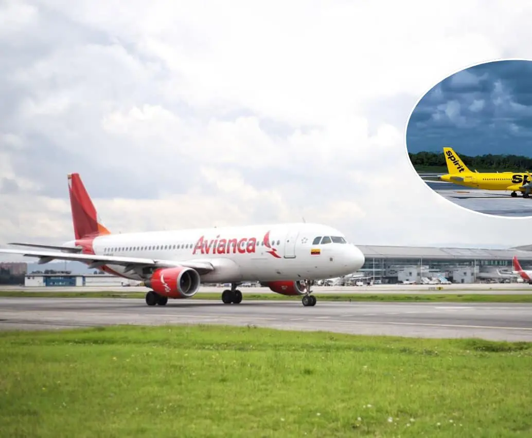 La aerolínea Avianca se ofreció a reubicar los pasajeros de Spirit Airlines tras anuncio de cierre de operaciones. FOTOS: Colprensa - AFP 