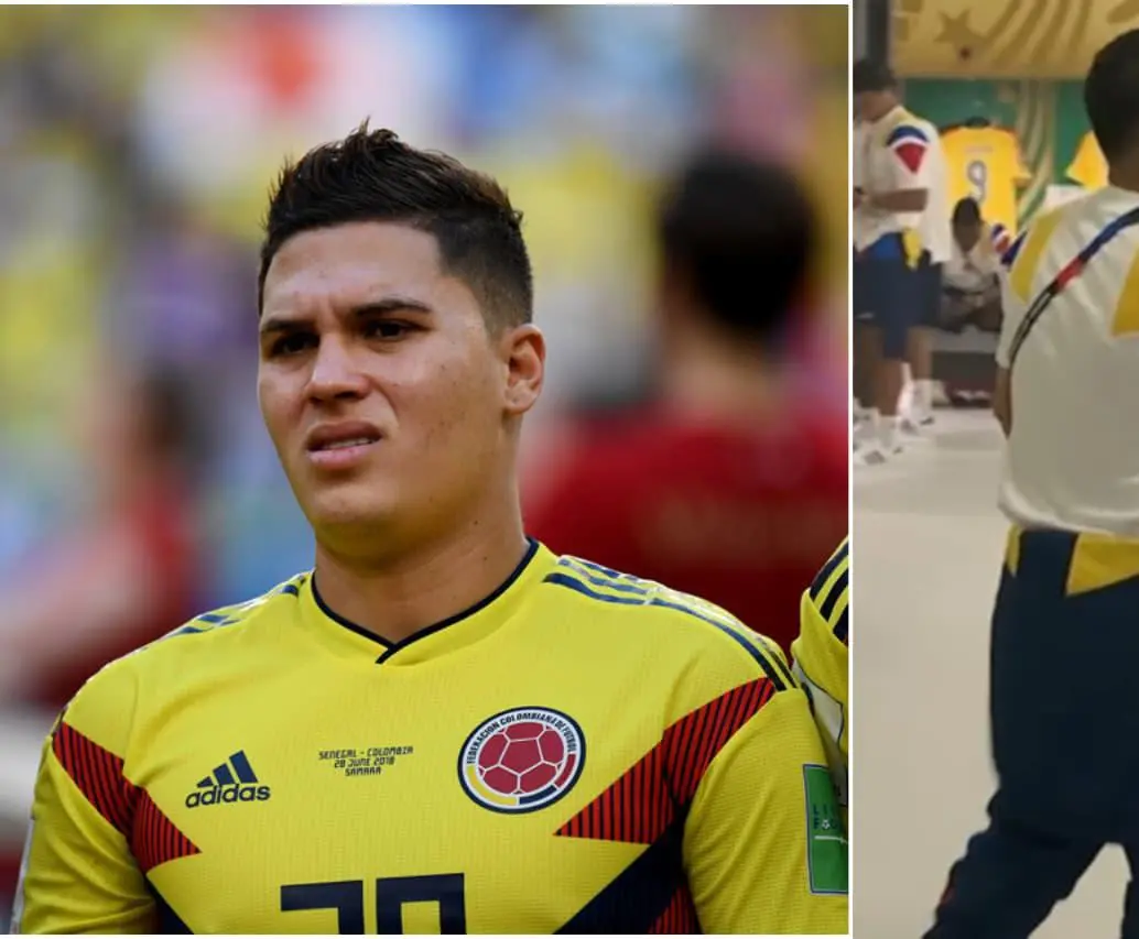 Juan Fernando Quintero, a parte de jugar al fútbol, también canta. FOTOS: Colprensa - captura de video @SC_ESPN