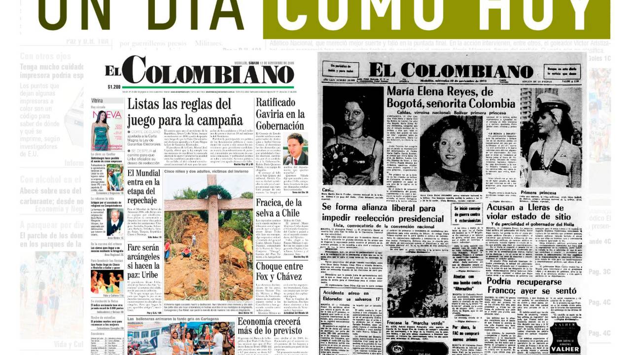 Un día como hoy 12 de noviembre