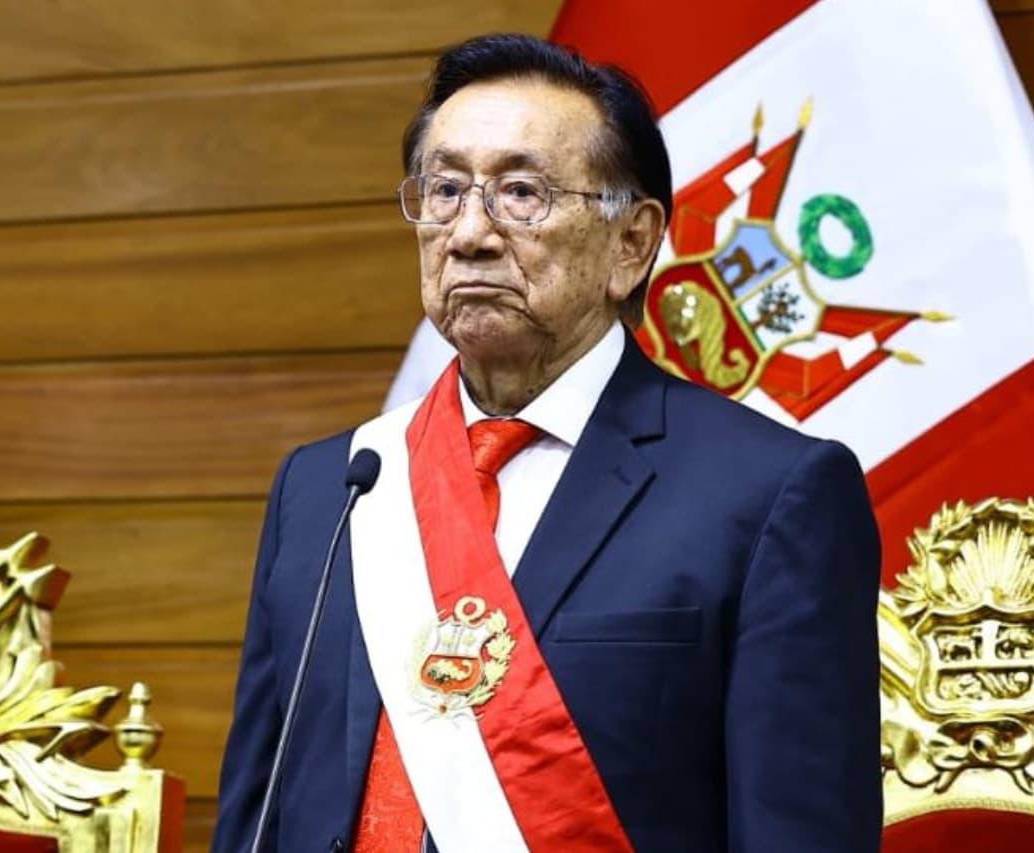 José María Balcázar asume como presidente interino de Perú tras destitución de José Jerí . FOTO: Tomada de X @congresoperu