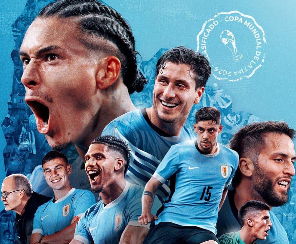 La Selección de Uruguay clasificó al Mundial 2026 tras un partido contra Perú. FOTO: Tomada de X @Seleccionuruguaya