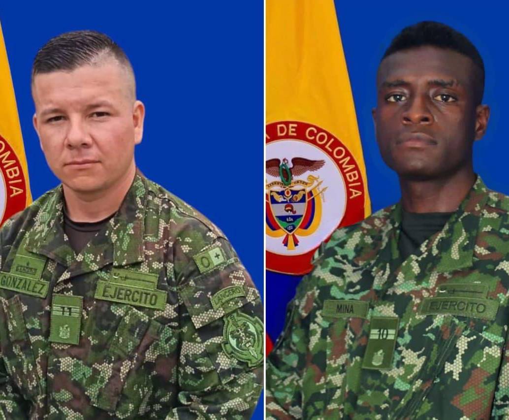 Resecuestraron a dos soldados en La Macarena, Meta. FOTOS: Ejército Nacional 