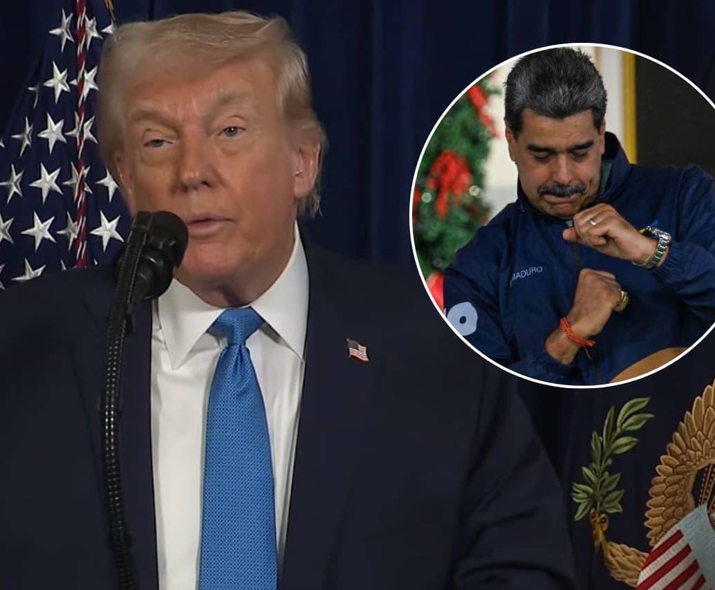 Donald Trump habló de los bailes del líder del régimen venezolano Nicolás Maduro. FOTOS: Tomada de redes sociales - XINHUA 