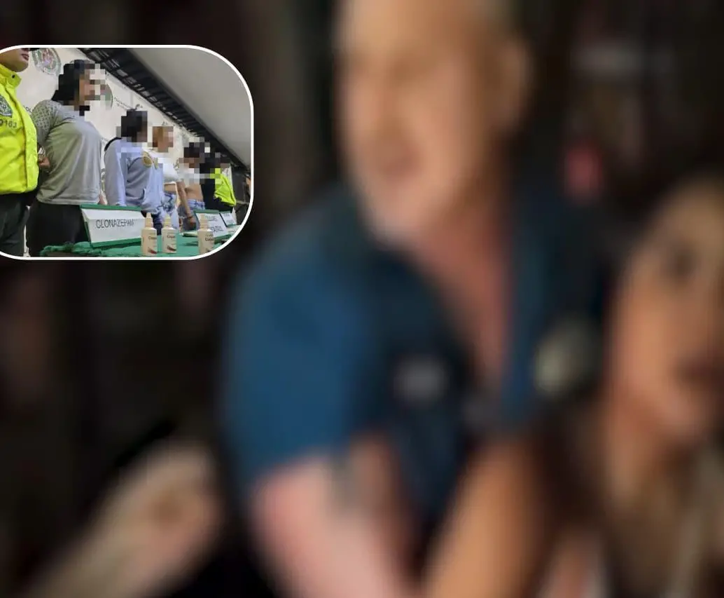 Mujer perseguida por un extranjero en el Parque Lleras de Medellín, pertenecería al grupo delicuencial ‘Las Barbies’, según investigación. FOTOS: Capturas de video