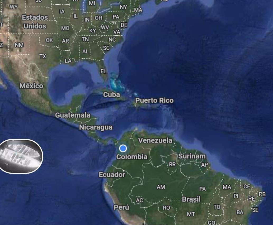 Así transportan la droga desde América Latina con dirección a Estados Unidos. FOTO: Capturas de pantalla - Google Maps 