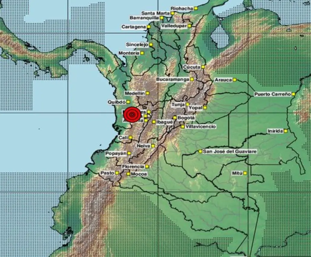 Colombia es uno de los países de la región con mayor presencia de sismos. FOTO: Tomada del X del SGC