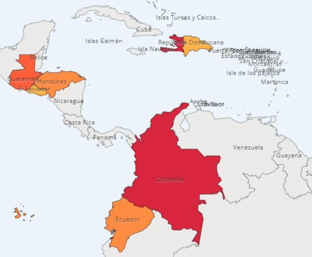 Colombia y Haití figuran entre los países con una gran crisis alimentaria en América, ¿por qué?. FOTO: Captura de pantalla 