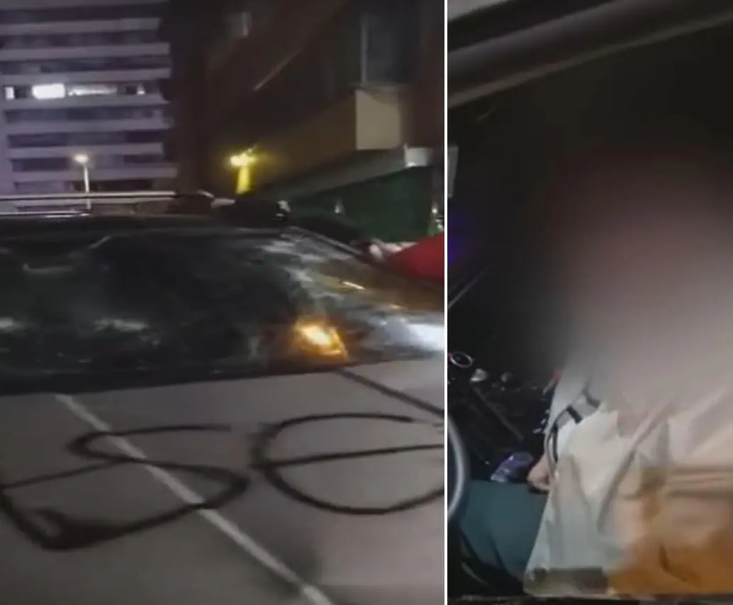 Identificaron a la señora que habría atropellado a manifestantes en Bogotá. Ella explicó su versión de los hechos. FOTOS: Capturas de video