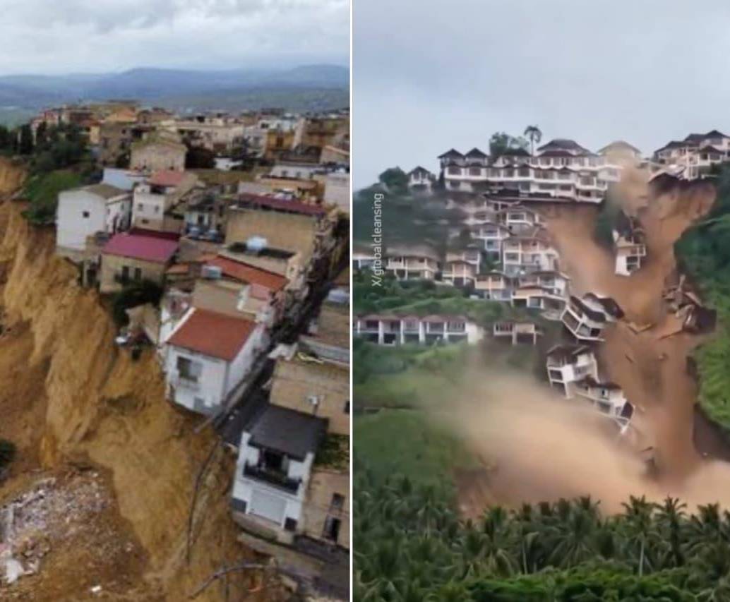 Estas fueron las afectaciones que dejó el ciclón Harry en Sicilia, Italia. FOTOS: capturas de video